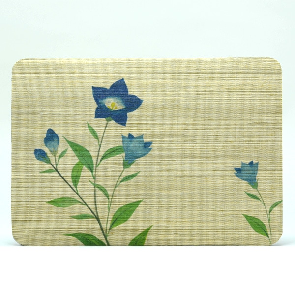 【ネコポス便可】新感覚。ふすま地を使ったマウスパッド〈基本柄〉0701 桔梗(キキョウ)