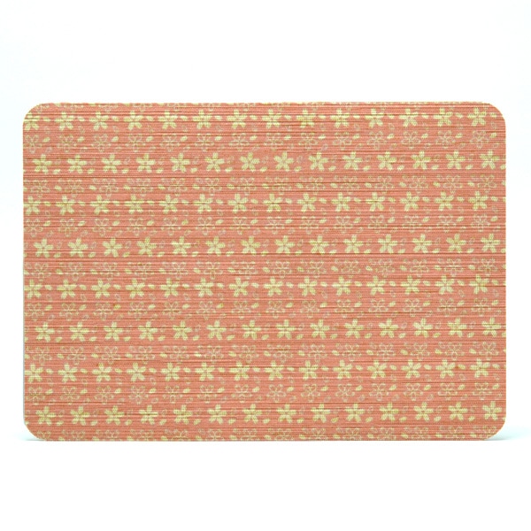 【ネコポス便可】新感覚。ふすま地を使ったマウスパッド〈基本柄〉0702 小花