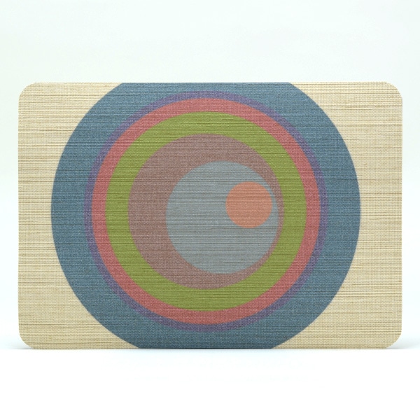 【ネコポス便可】新感覚。ふすま地を使ったマウスパッド〈基本柄〉0813 幾何学模様丸-3