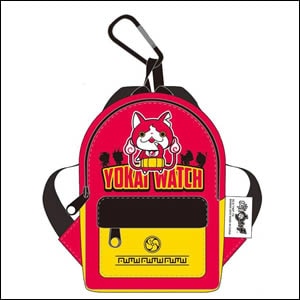 ※お一人様1つでお願いします※　カラビナ付でベルトやバッグに付けられて便利！　妖怪ウォッチ　カラビナ付きリュック型ポーチ