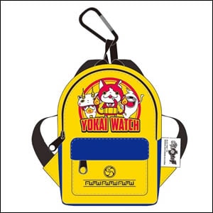 ※お一人様1つでお願いします※　カラビナ付でベルトやバッグに付けられて便利！　妖怪ウォッチ　カラビナ付きリュック型ポーチ