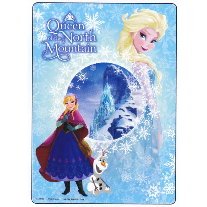 ディズニー映画の感動作がステーショナリーに☆　アナと雪の女王　下敷き DC FR LB