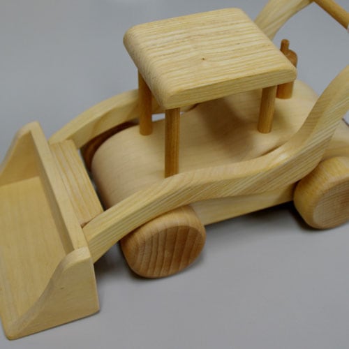シャベルカ― 木製 乗り物 工事車両 インテリア プレゼント 誕生日 クリスマス キッズ ラッピング 木のおもちゃ