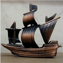 アンティーク鉛筆削り 帆船 ミニシャープナー レトロ コレクション プチギフト 文房具 プレゼント 置物