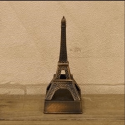 アンティーク鉛筆削り エッフェル塔 ミニシャープナー レトロ コレクション プチギフト 文房具 プレゼント 置物