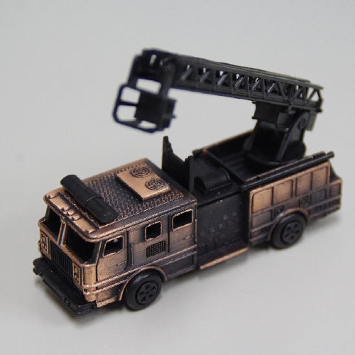 アンティーク鉛筆削り はしご車 ミニシャープナー レトロ コレクション プチギフト 文房具 プレゼント 置物