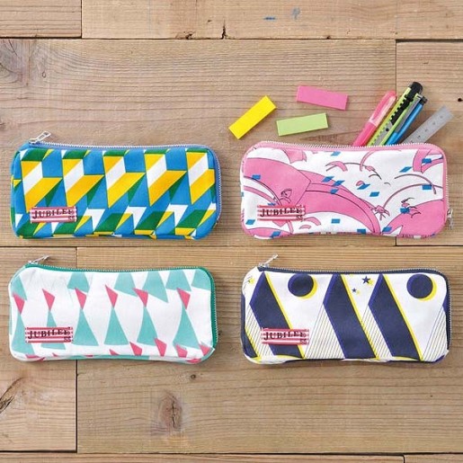 テキスタイルデザイナー・シミズダニヤスノブ氏とのコラボレーション トライストラムス ペンケース・JUBILEEgg