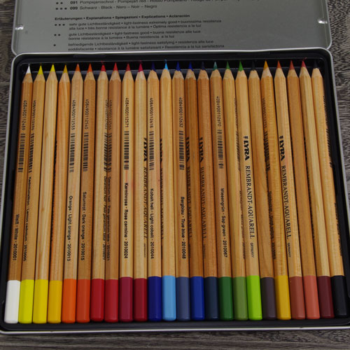 LYRA レンブラント・アクアレル メタルボックス 72色セット 色鉛筆