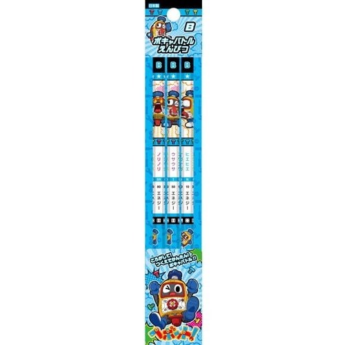 コロコロコミックで連載中の大人気ネジのメカ達! 転がしてボキャバトルで遊べる★ ヘボット! ボキャバトル鉛筆A柄・青