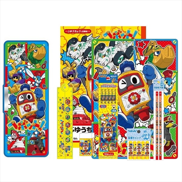 ★2017年新入学アイテム★ コロコロコミックで連載中の大人気ネジのメカ達! ヘボット! ギフト文具セット