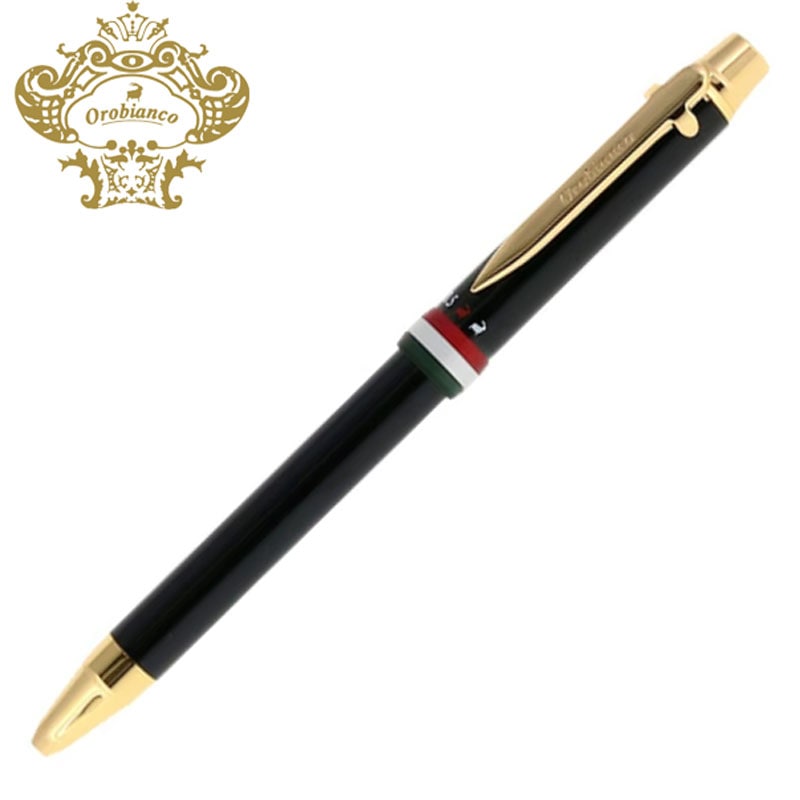 オロビアンコ トリプロ 多機能ペン ゴールド 高級品 名入れ オシャレ プレゼント お祝い イタリア