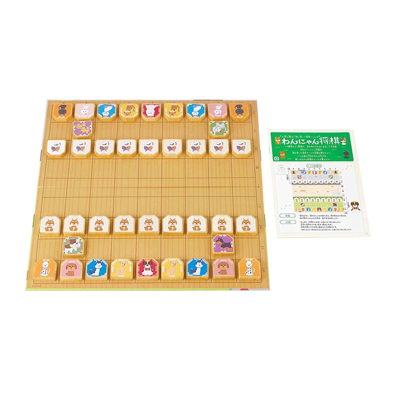 【新品未開封】わんにゃん将棋　ボードゲーム　6個　ケース入り② 犬と猫が一緒に楽しく将棋バトル アイアップ わんにゃん将棋｜【文具の
