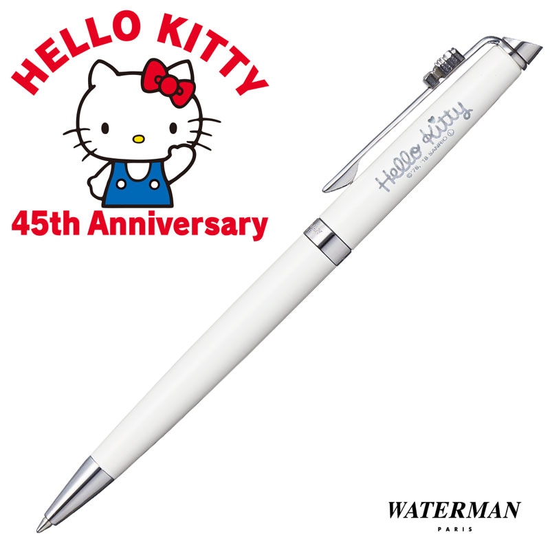 誕生45周年 ウォーターマン ボールペン メトロポリタン ハローキティスペシャルエディション ホワイトCT