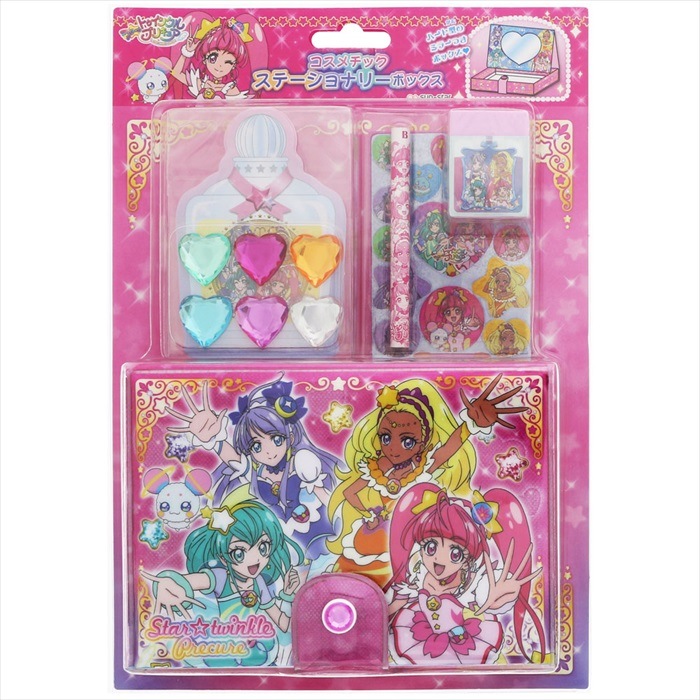 女の子に大人気！ スター☆トゥインクルプリキュア コスメチックステーショナリーボックス