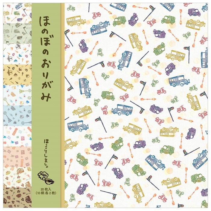 77-01222-014 第一印刷 ほのぼのおりがみ どこかレトロで懐かしい柄がほっこりさせます