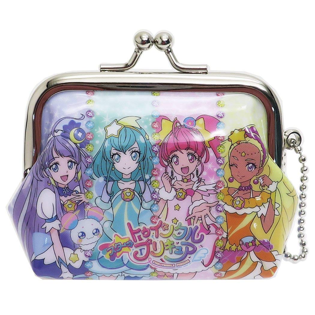 女の子に大人気！ スター☆トゥインクルプリキュア がまぐちコインケース キラキラ