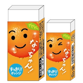 サカモト おやつマーケット KSRURU消しゴム なっちゃん｜【文具の森