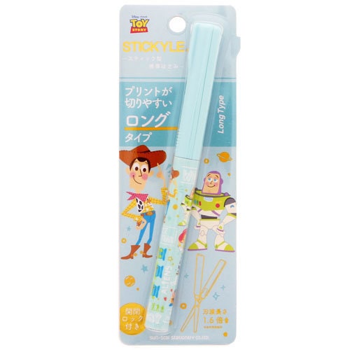 さらにコンパクトになった携帯ばさみ サンスター文具 スティッキールはさみロング DC トイ・ストーリー