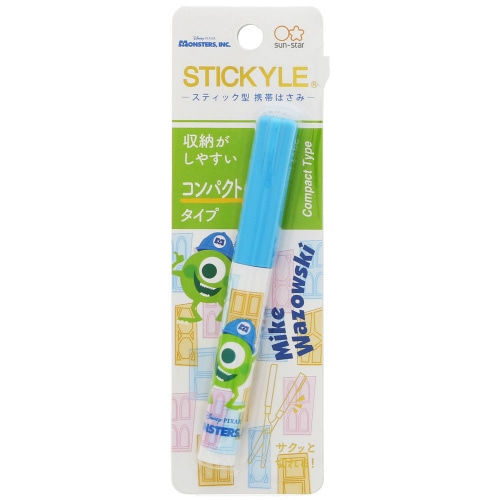 サンスター文具 スティッキールはさみコンパクト DC モンスターズ・インク さらにコンパクトになった携帯ばさみ