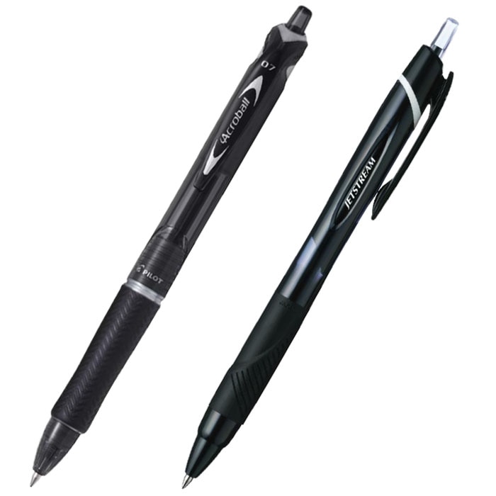 アクロボール＆ジェットストリーム 0.7 書き比べ2本セット100個 PILOT
