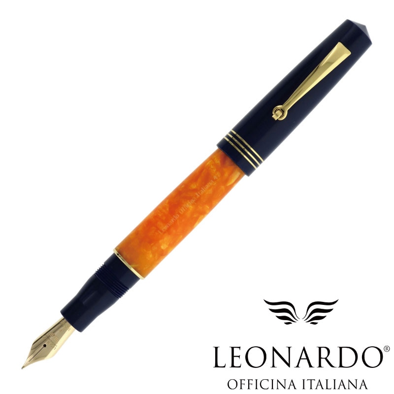 レオナルド・オフィチーナ・イタリアーナ 万年筆 モーメントゼロ トラモントGT F 日本限定モデル 名入れ プレゼント