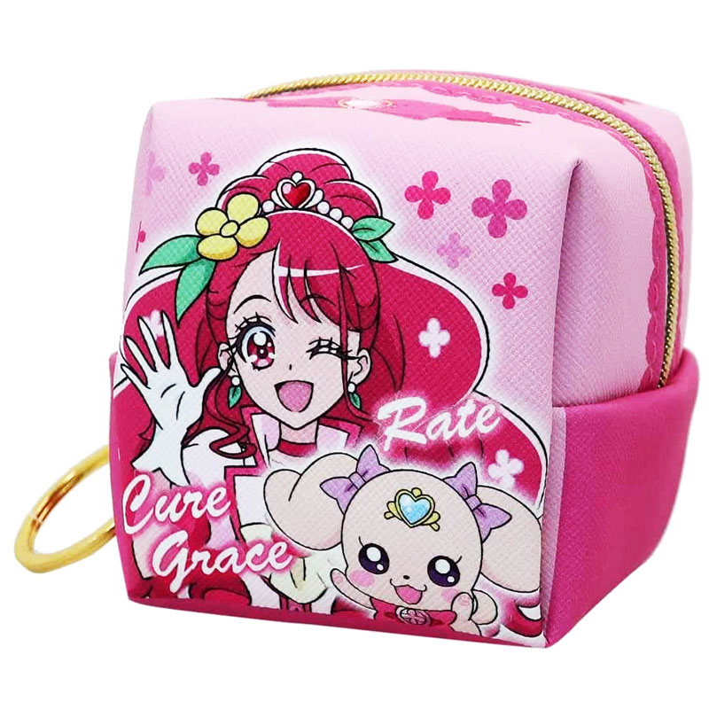 ヒーリングっどプリキュア キューブポーチ キュアグレース 女の子に大人気 ミニポーチ 小物入れ