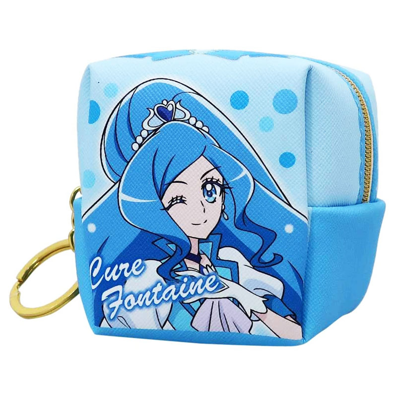 ヒーリングっどプリキュア キューブポーチ キュアフォンテーヌ 女の子に大人気 ミニポーチ 小物入れ