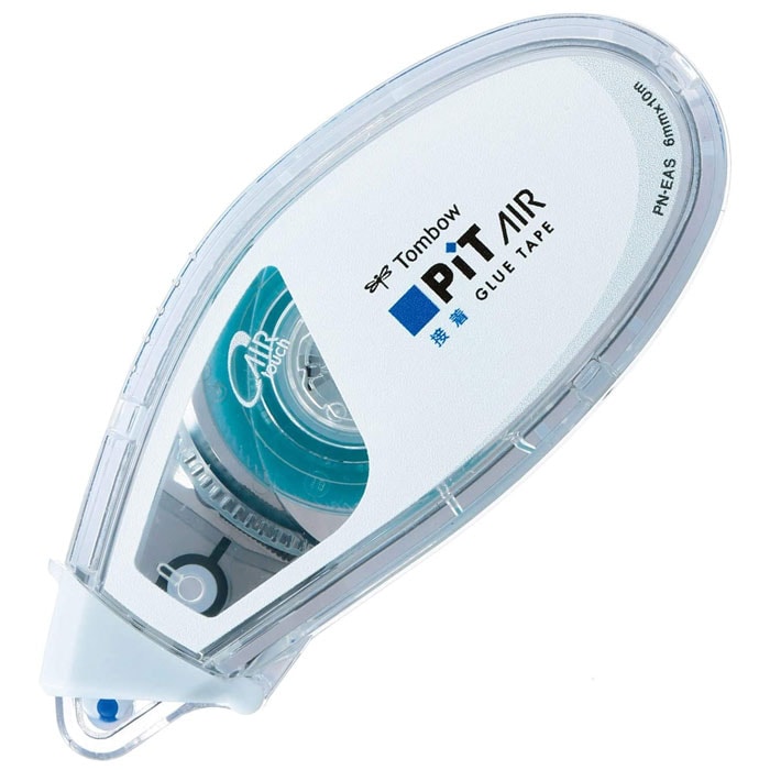 トンボ鉛筆 Pit AIR mini 最後まで、驚くほど軽く引けるエアータッチシステム搭載 テープのり