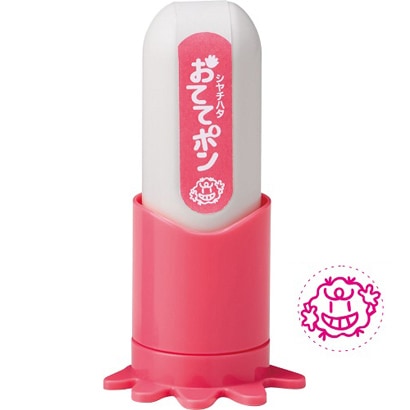 シヤチハタ 手洗い練習スタンプ おててポン ピンク ZHT-A2/H-02 感染予防 手洗い練習