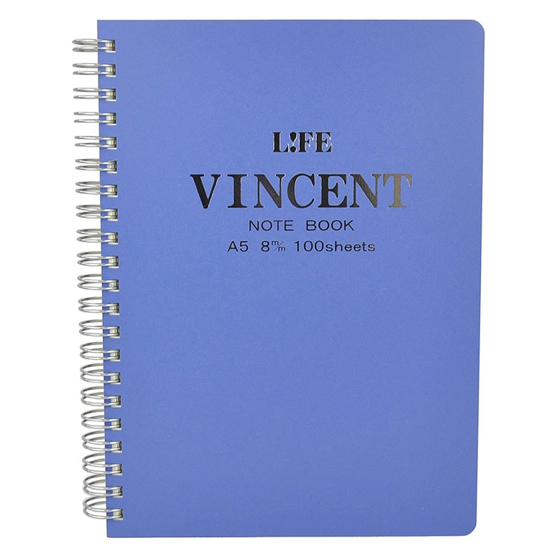 LIFE VINCENT ヴィンセント ノート A5 ブルー 横罫 日本製