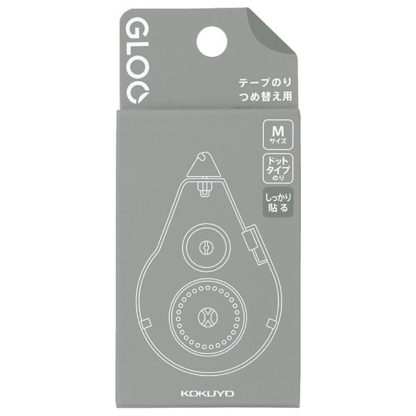 タ-G400-08 コクヨ GLOO テープのり しっかり貼る つめ替え Mサイズ 強粘着 カートリッジ