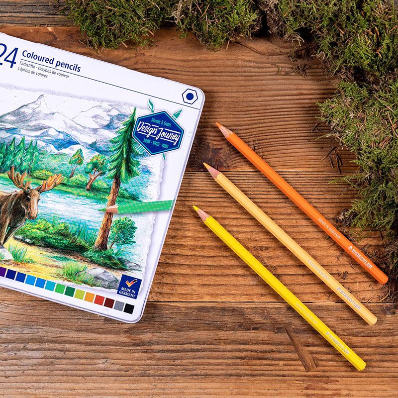 ステッドラー 146 油性色鉛筆 72色セット 146C M72 六角軸 デザイン