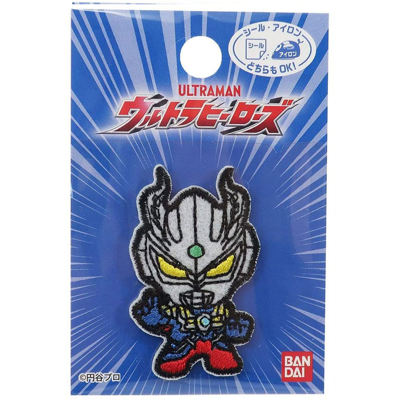 パイオニア ウルトラヒーローズ ミニワッペン ウルトラマンゼロ シール&アイロン接着 グッズ かわいい プレゼント コレクション ファッション