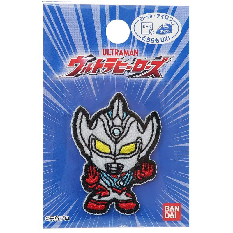 パイオニア ウルトラヒーローズ ミニワッペン ウルトラマンタイガ シール&アイロン接着 グッズ かわいい プレゼント コレクション ファッション