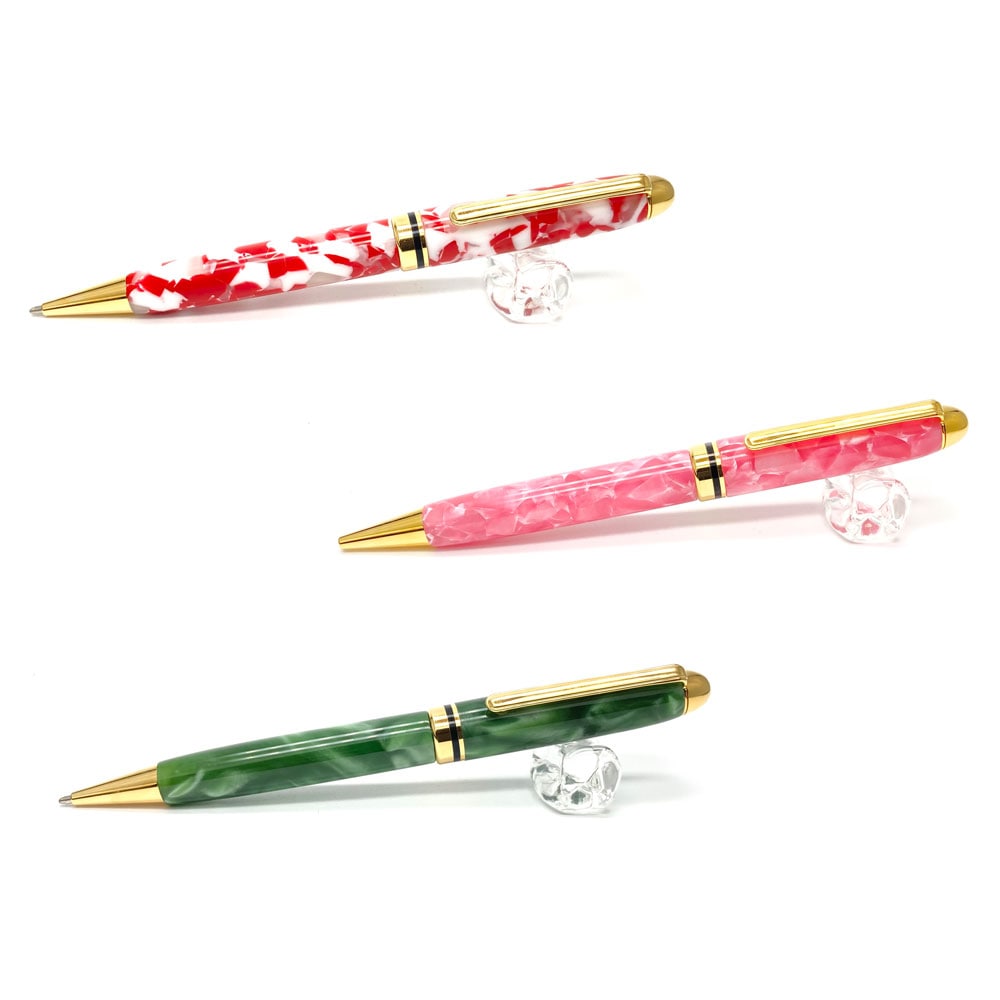 アクリル樹脂 ボールペン エメラルドグリーン クロス プレゼント 母の
