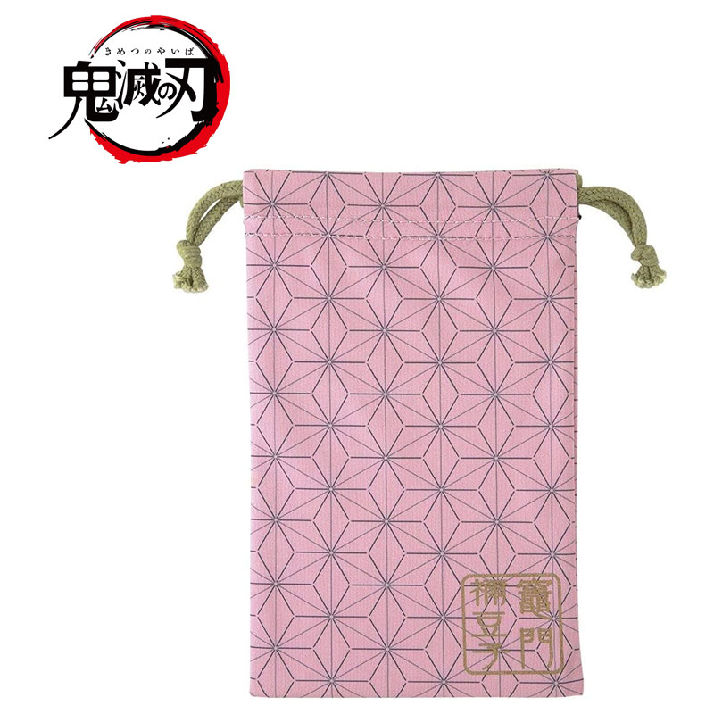 バンダイ 鬼滅の刃 眼鏡拭き巾着 竈門禰豆子 小物入れ ポーチ プレゼント ジャンプ 限定 無限列車 公式グッズ
