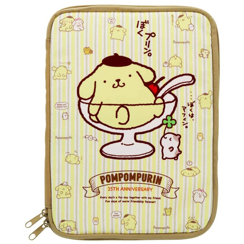 ポムポムプリンデザインのトースター型のケースに食パンメモ帳