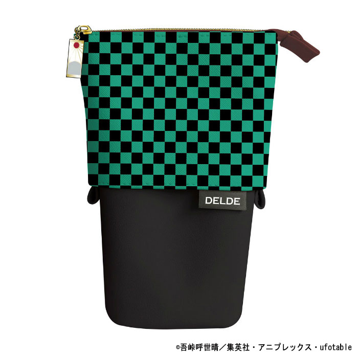 サンスター文具 鬼滅の刃 DELDE ペンケース 竈門炭治郎 立つペンポーチ ジャンプ 限定 無限列車 公式グッズ 小物入れ キッズ