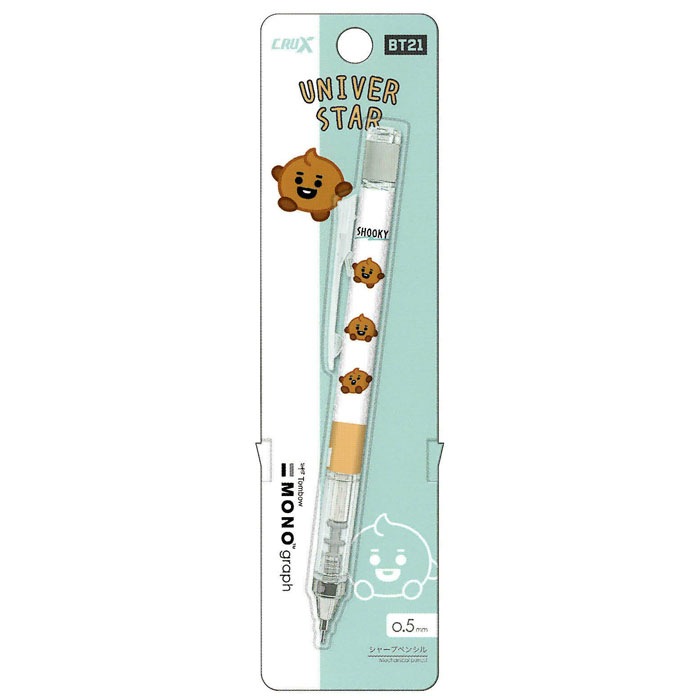 カミオジャパン MONO graph モノグラフ 0.5 BT21 LINE FRIENDS SHOOKY シャープペン MONO消しゴム搭載 限定 かわいい 女子文具 日本製