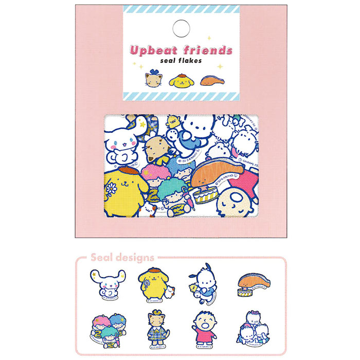 昔のサンリオ　ちょこぱんだ　ボールペン　フレークシール　まとめ売り　昭和レトロ カミオジャパン シールフレーク サンリオキャラクターズ レトロポップ