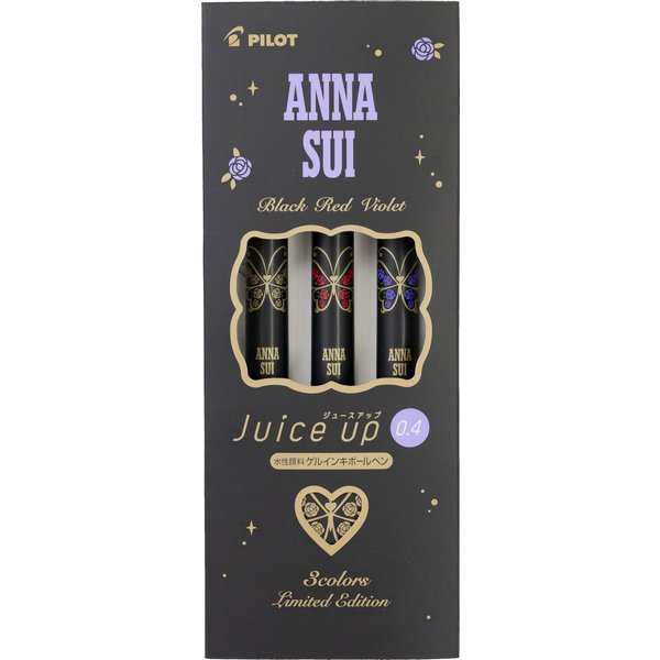 パイロット ANNA SUI ジュースアップ ゲルインキボールペン 0.4 3色