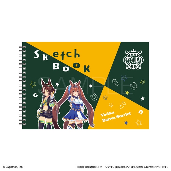 サンスター文具 ウマ娘 プリティーダービー スケッチブック B5 ウオッカ・ダイワスカーレット グッズ コレクション マルマン 公式グッズ 日本製