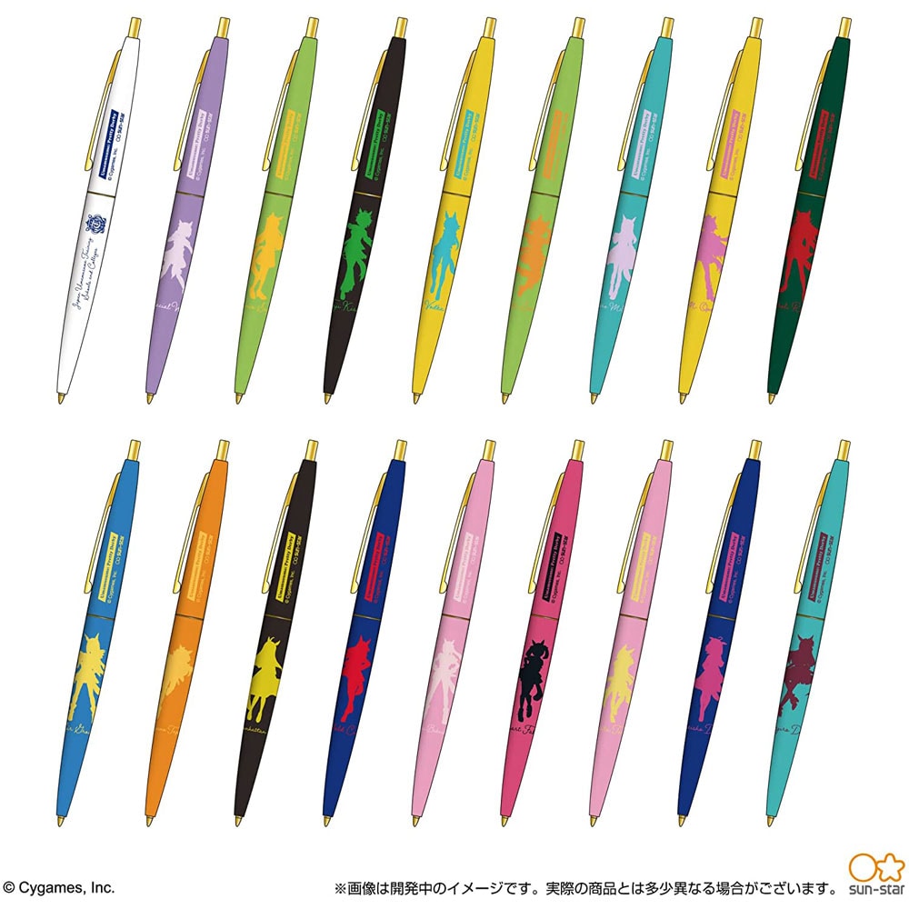 サンスター文具 ウマ娘 プリティーダービー Bic クリックゴールド 0.5 18本セット 限定 油性 日本製