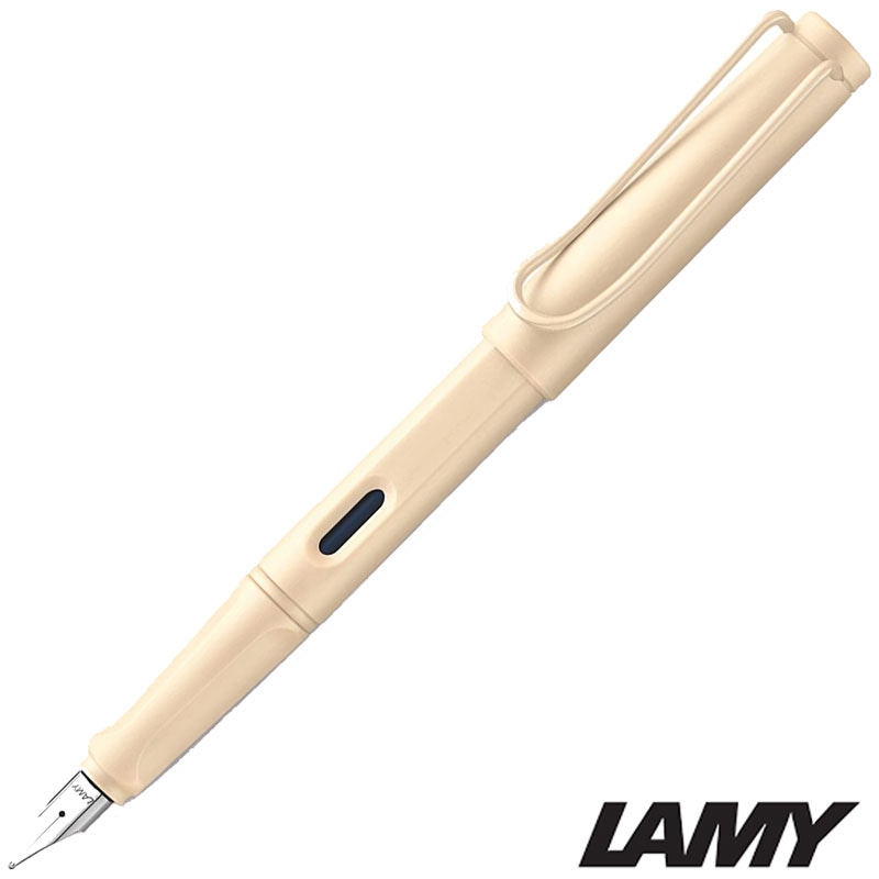 LAMY サファリ 万年筆 細字 F クリーム 2022 限定 名入れ プレゼント