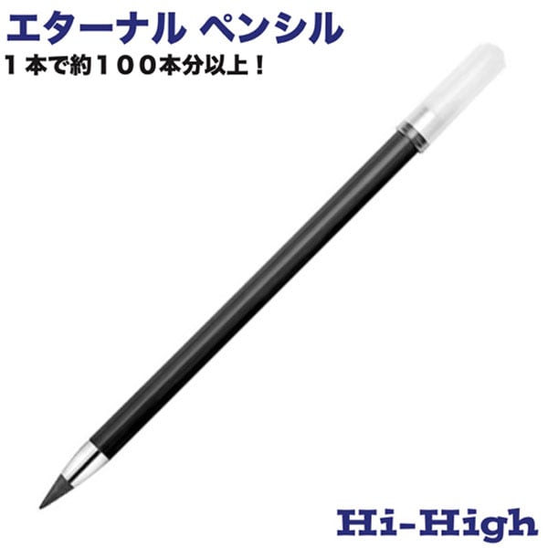 エターナルペンシル 名入れ 100本 一つの芯で鉛筆100本分 HB相当 特殊合金芯 書いて消せる SDGs エコ 削り不要 販促品 ノベルティ 記念品 グッズ