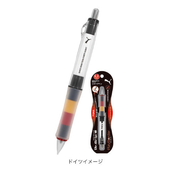 クツワ Dr.Grip CL PB SP 0.5 PUMA A柄 ドクターグリップ プレイボーダー シャープペン PILOT 日本製 サッカーデザイン 限定