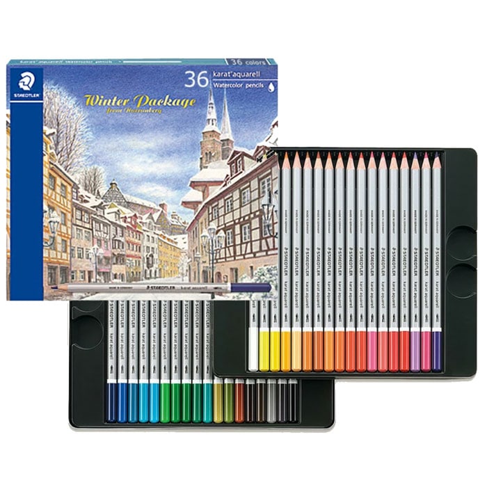 Staedtler カラトアクェレル 水彩色鉛筆 ステッドラー 60色