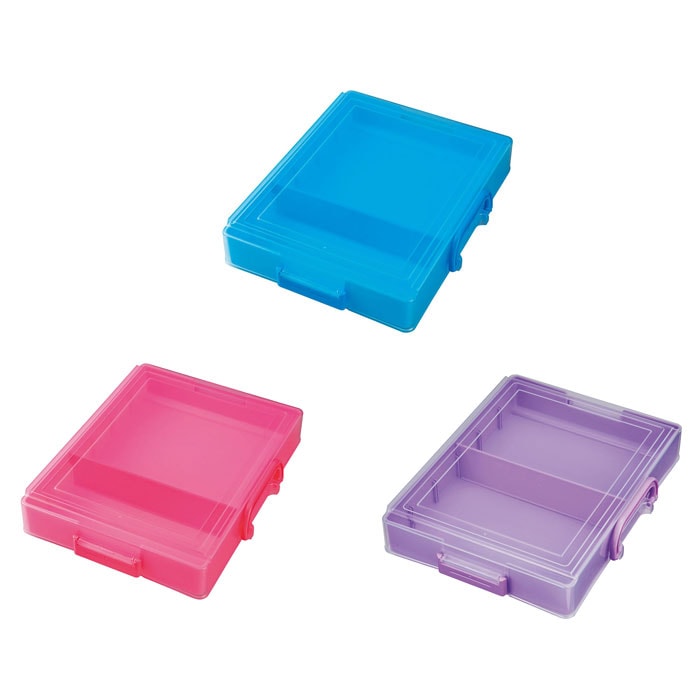 クツワ STAD おどうぐばこ 透明フタ 取っ手付き スタッキング 整理 収納 プレゼント 入学 お祝い