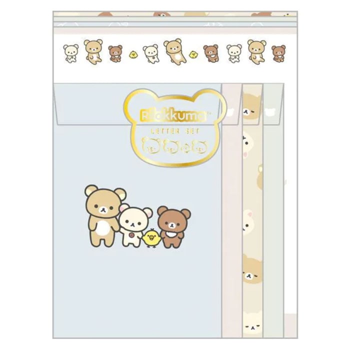 サンエックス リラックマ レターセット NEW BASIC RILAKKUMA グッズ 日本製 癒し