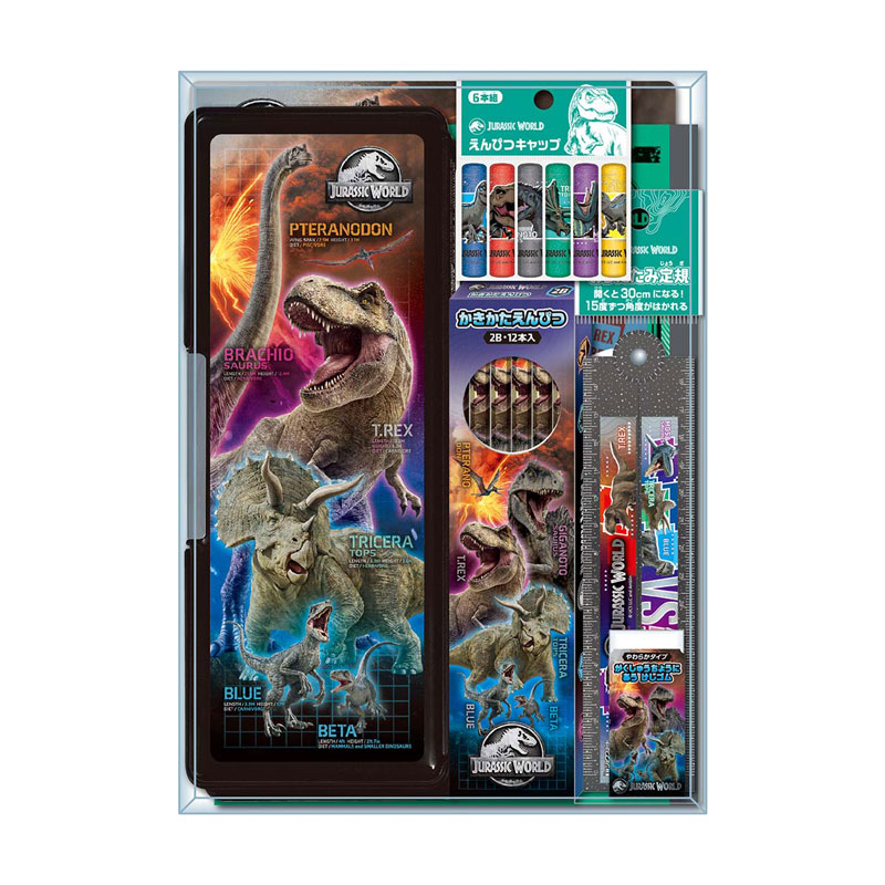 ジュラシックワールド 恐竜27個セット ジュラシック・ワールド ギフトセット ショウワノート 名入れ無料 恐竜
